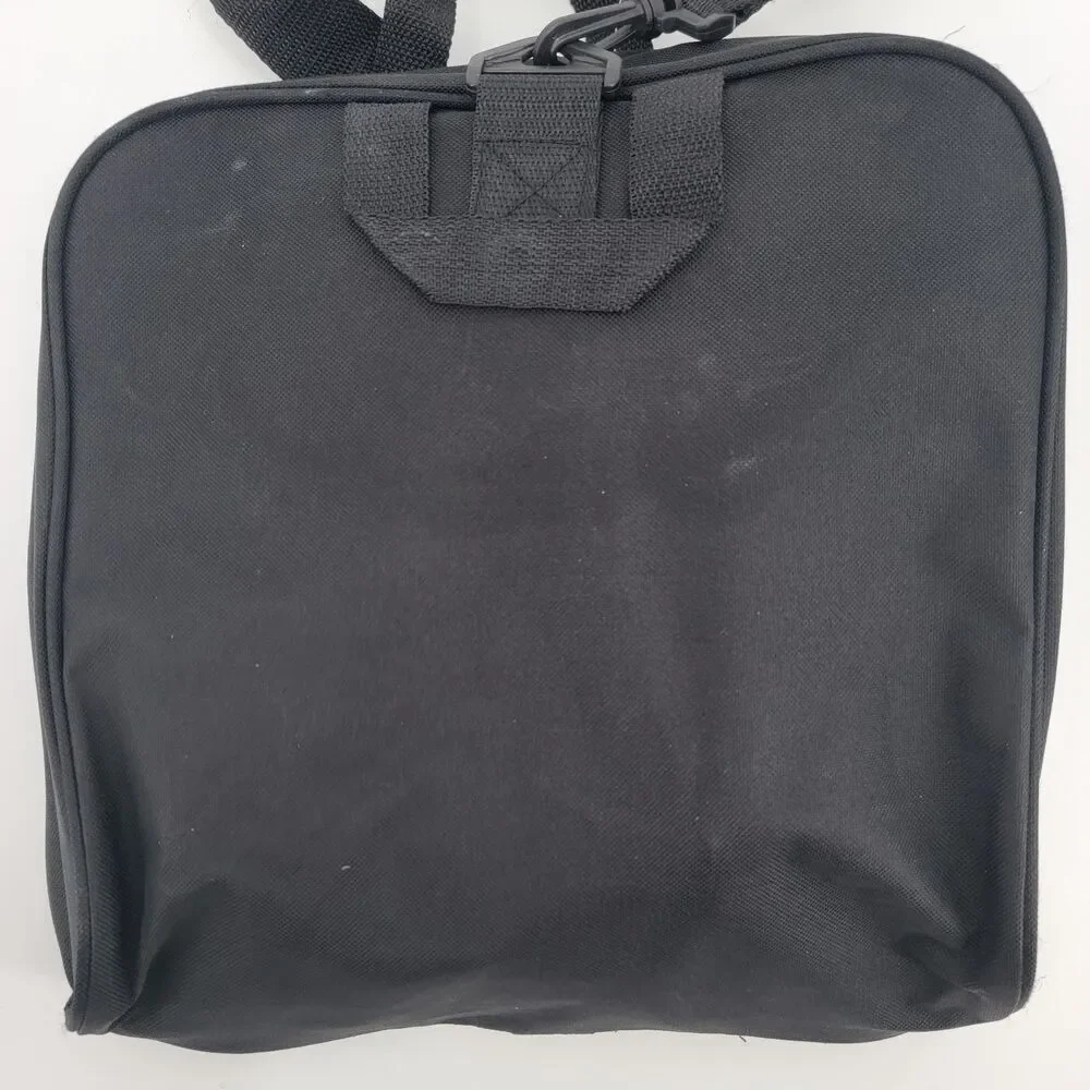 Walt Disney World Vintage 1971 Foldable Black Travel Duffle Bag With Shoulder St